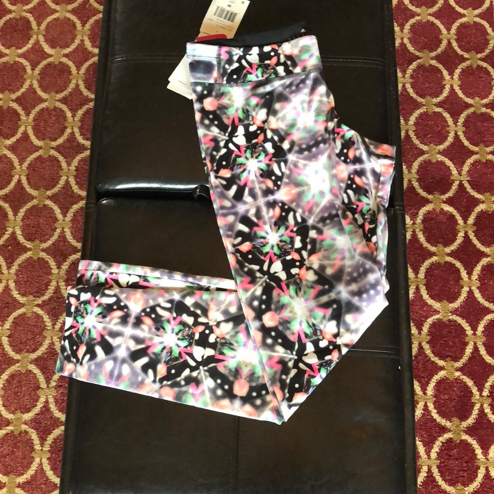 Multicolor adidas tights